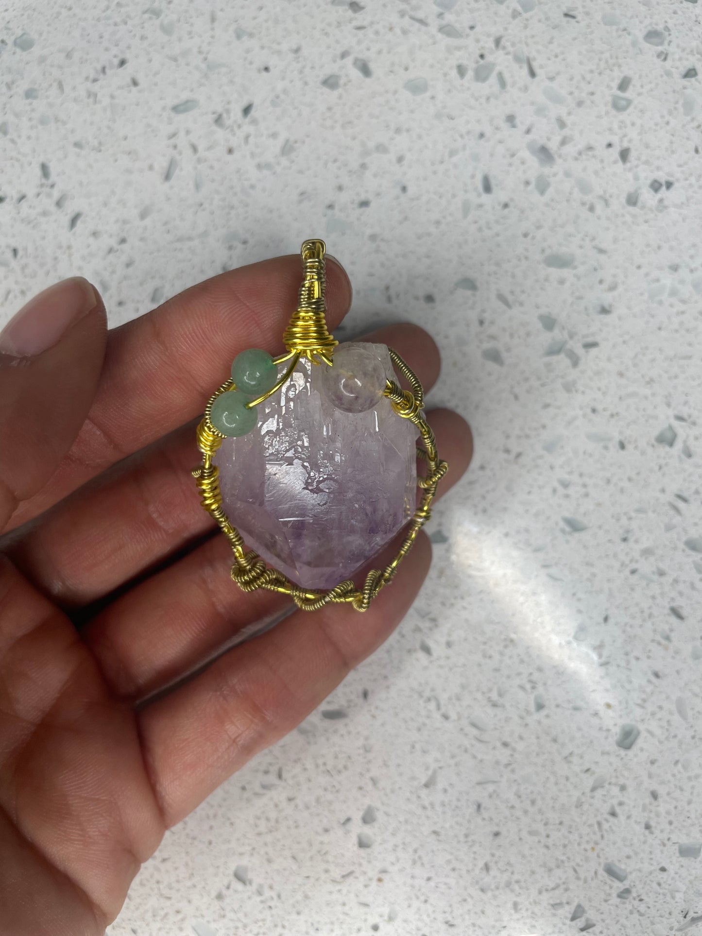 Amethyst necklace