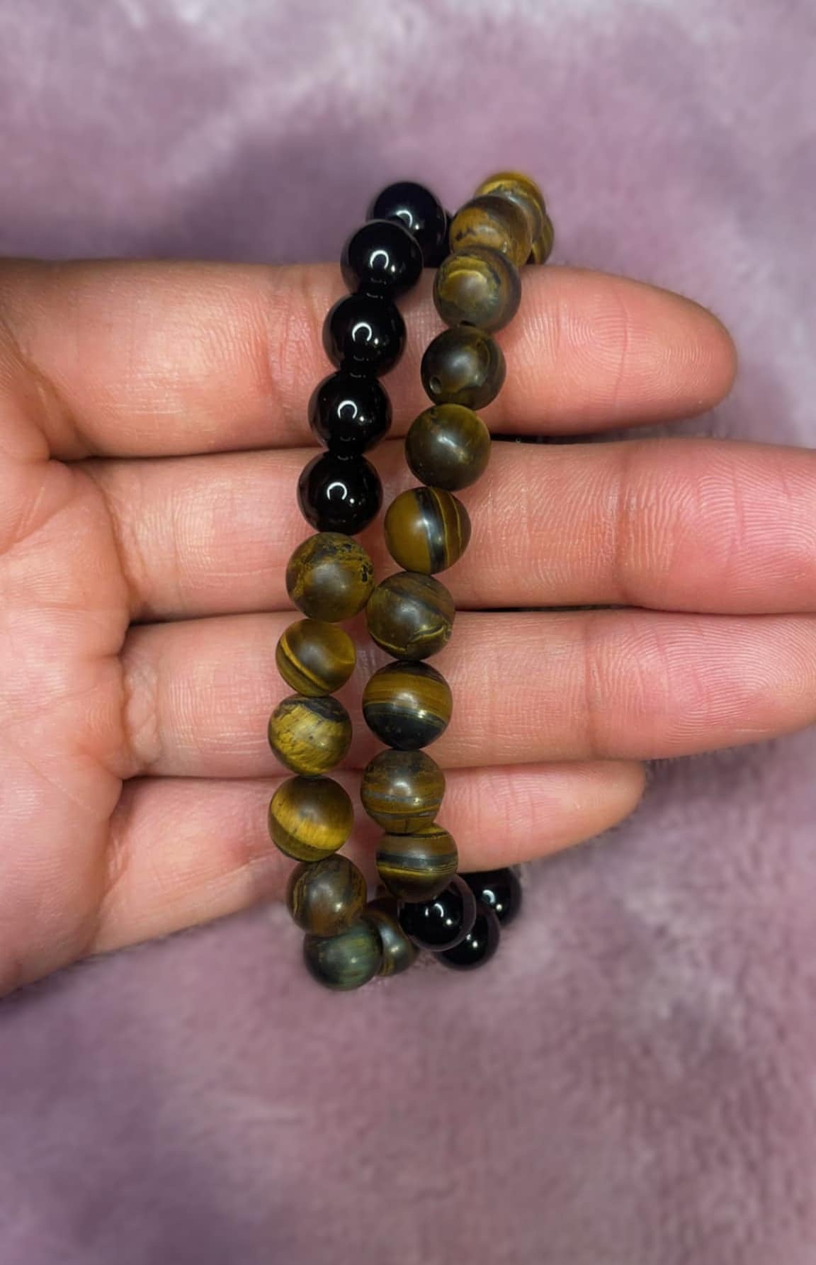 Black Jasper and Tigers Eye