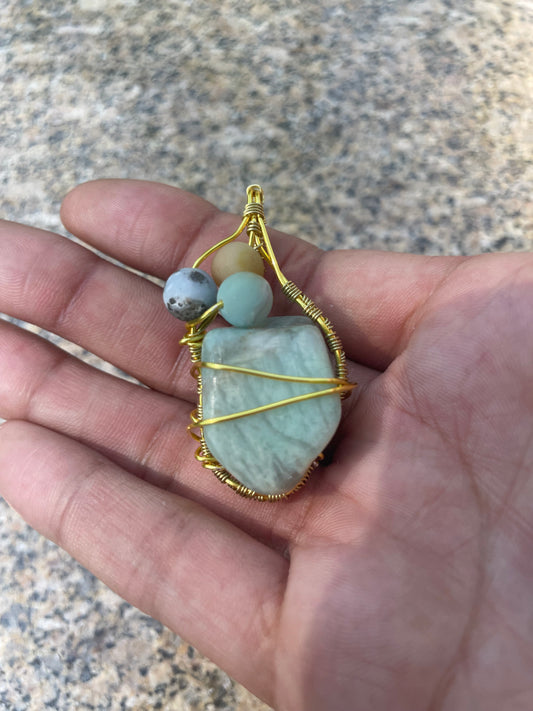 Mixed Amazonite necklace